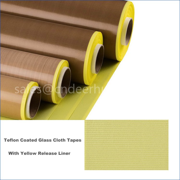 Teflon Tape Self Adhesive PTFE Coated Glass Fabric Sheet
